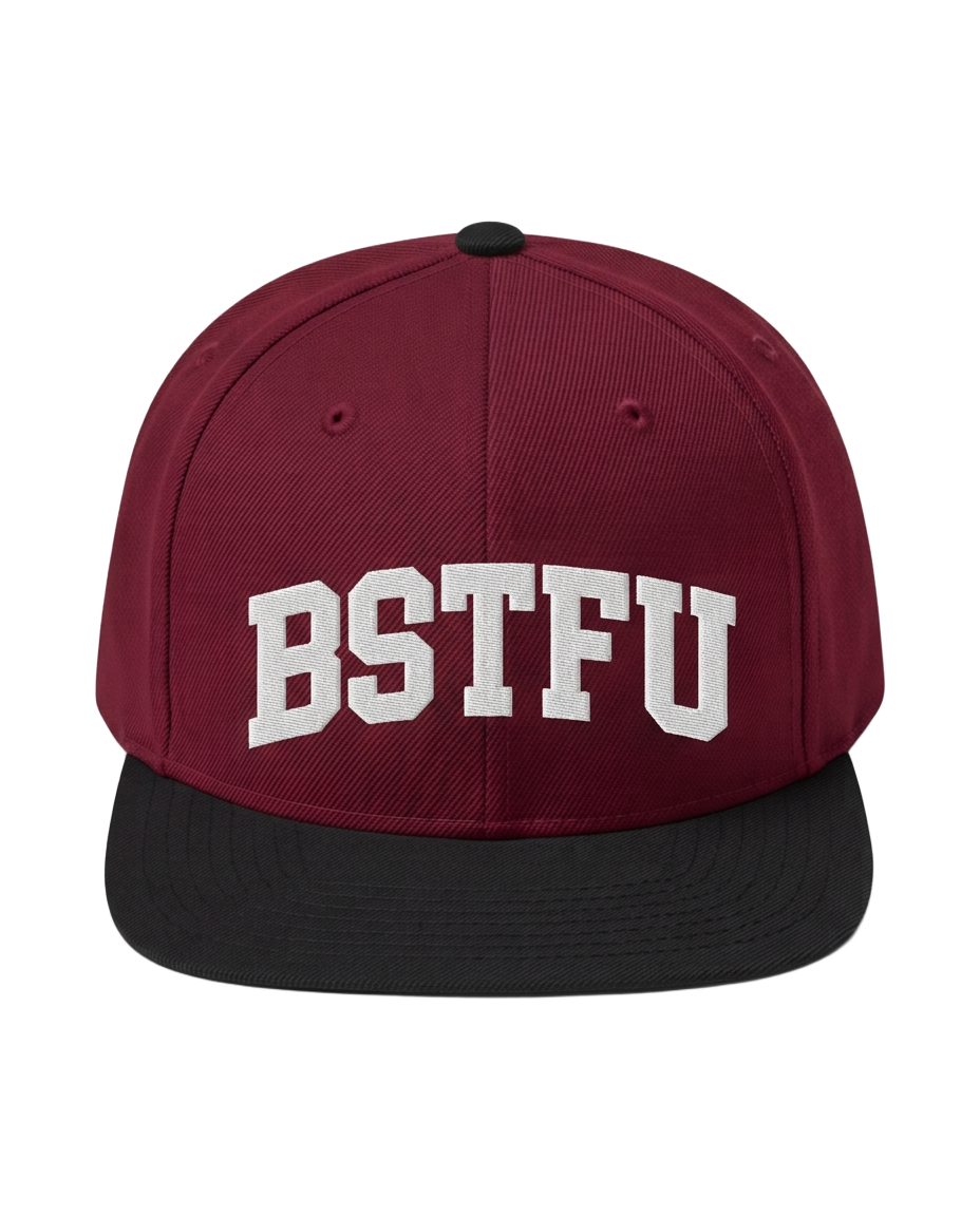 FIRST DROP Snapback — Burgundy