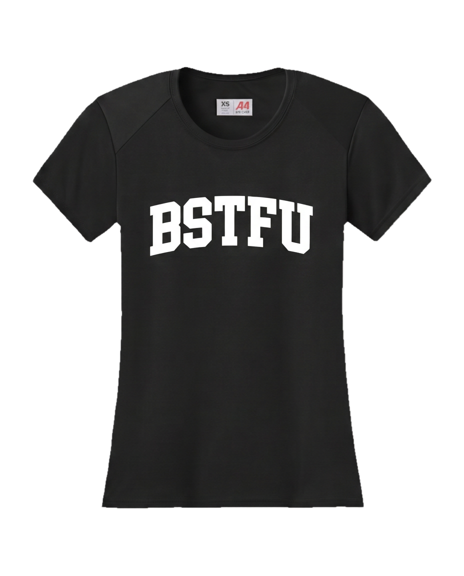 FIRST DROP Fitted Tee — Black